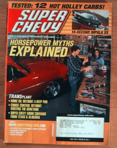 SUPER CHEVY 2003 APR - BILL MITCHELL TALKS, CARB TEST